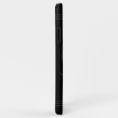 白黒ミニマルなモノグラムと名前Case-M Case-Mate iPhoneケース (裏面/右)