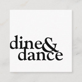 白黒ミニマルシンプル披露宴 エンクロージャーカード