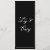 白黒ミニマルハートメニュー プログラム (裏面)