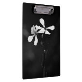 白黒ミニマルフローラ クリップボード (右)