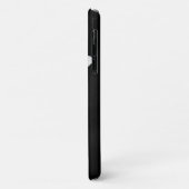 白黒ミニマルフローラ Case-Mate iPhoneケース (裏面/左)