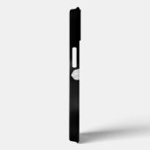 白黒ミニマルフローラ Case-Mate iPhoneケース (裏面 / 右)