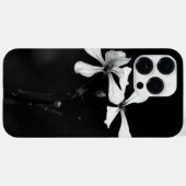 白黒ミニマルフローラ Case-Mate iPhoneケース (裏面 (横))