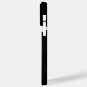 白黒ミニマルフローラ Case-Mate iPhoneケース (裏面 / 左)