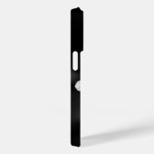 白黒ミニマルフローラ Case-Mate iPhoneケース (裏面 / 右)