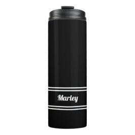 白黒ミニマルモダンリストクラシック名かわいい タンブラー