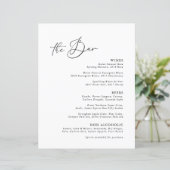 白黒ミニマルモダンリストバー (スタンド正面)