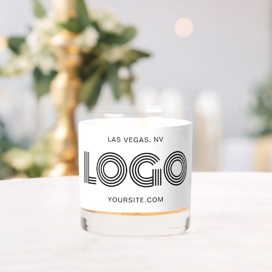 白黒ミニマルモダンリストプロモ ウイスキーグラス (インサイチュ (ウェディング))