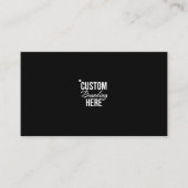 白黒ミニマルロゴ 名刺 (正面)