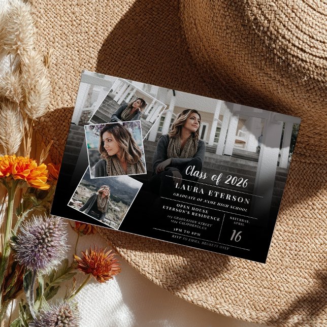 白黒ミニマル写真予算の卒業 (Black and white minimalist photo budget graduation)