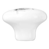 白黒ミニマル抽象芸術芸術的 セラミックノブ (側面)