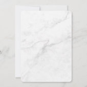 白黒ミニマル日付保存招待状 セーブザデート (裏面)