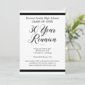 白黒ミニマル30年クラス懇親会 招待状 (スタンド正面)