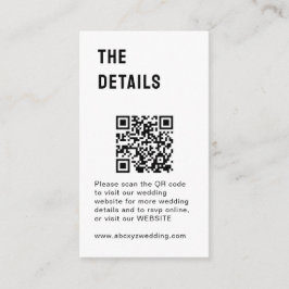 白黒ミニマ結婚リスト エンクロージャーカード