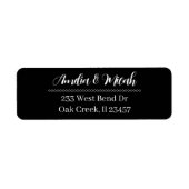 白黒ミニミスティック ラベル (正面)