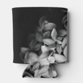 白黒ミニ花模様 缶クーラー (裏面)