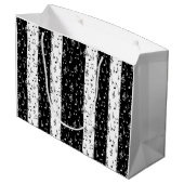 白黒ミュージカルストライプ抱き枕 ラージペーパーバッグ (裏面アングル)