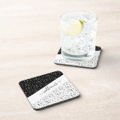 白黒ミュージカル パーソナライズされた コースター (右側)