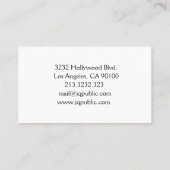 白黒ミュージシャンピアノ 名刺 (裏面)