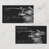 白黒ミュージシャン 名刺 (正面/裏面)