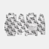 白黒ミュージックトレブルクレフ、 音符記号ツリーゲーブルボックス フェイバーボックス (折り畳みなし)