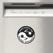 白黒ミュージックノートモダンミュージカル マグネット (インサイチュ (食洗機))