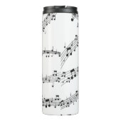 白黒ミュージックノートモノグラム タンブラー (裏面)