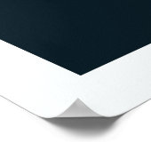 白黒ムーンキッズルームアートポスター ポスター (角)