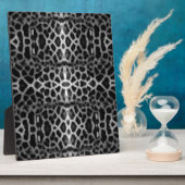 白黒メッシュパターン フォトプラーク (側面)