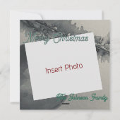 白黒メリークリスマスカード シーズンカード (裏面)