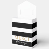 白黒メルシストライプのボクープ フェイバーボックス (見開き)