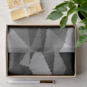 白黒モザイク模様 薄葉紙 (ギフト)