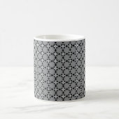 白黒モザイク コーヒーマグカップ (中央)