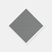 白黒モザイク スタンダードカクテルナプキン (角)