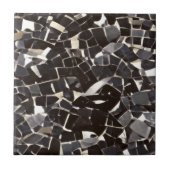 白黒モザイク  タイル (正面)