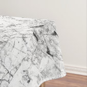 白黒モダンでフェイクな大理石パターン テーブルクロス (インサイチュ)