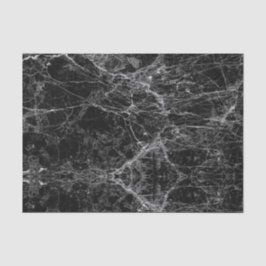 白黒モダンでフェイクな大理石パターン 薄葉紙