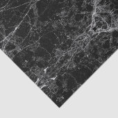 白黒モダンでフェイクな大理石パターン 薄葉紙 (詳細)