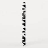 白黒モダンな菱形パターン Case-Mate iPhoneケース (裏面/右)