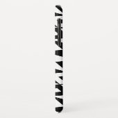 白黒モダンな菱形パターン Case-Mate iPhoneケース (裏面/左)