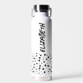 白黒モダンのウォーターボトル ウォーターボトル (正面)