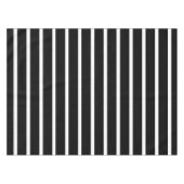 白黒モダンのストライプ テーブルクロス (正面(横))