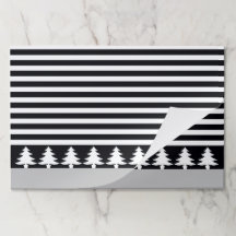 白黒モダンのストライプ