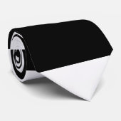 白黒モダンの組み合わせ ネクタイ (ロール)