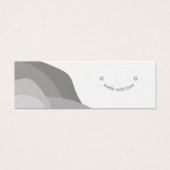 白黒モダンイヤリング表示カード (正面)