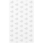 白黒モダンエレガント卒業 テーブルクロス (正面)