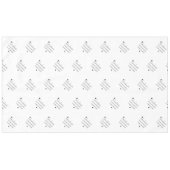 白黒モダンエレガント卒業 テーブルクロス (正面(横))