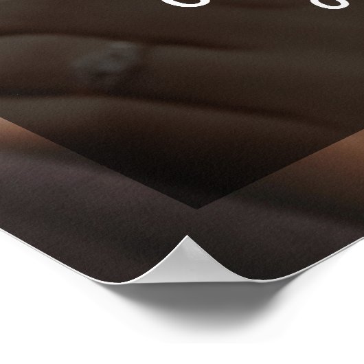 白黒モダンオーバーレイ |写真結婚の ポスター (角)