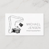 白黒モダンカメラマン 名刺 (正面)