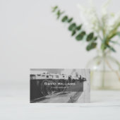 白黒モダンカメラマン 名刺 (スタンド正面)